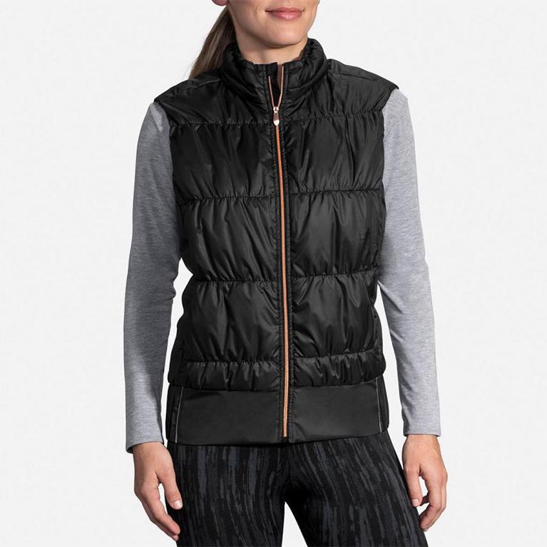 Brooks Cascadia Thermal Running Jackets - Women's - Grey (81506-FOHL)